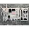 Triton Products 36pc Locking Hook Assortment W/ 24"W x 42"H x 1/4"D High Density Fiberboard Round Hole Pegboard, Whte PEG36-WHT - alternate 4